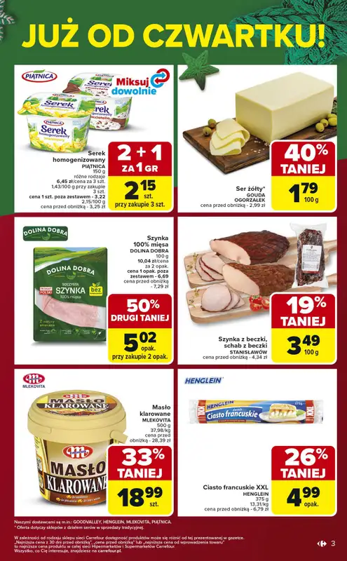 Carrefour Market - gazetka promocyjna Gazetka Weekend promek już od czwartku od czwartku 11.12 do niedzieli 14.12 - strona 3