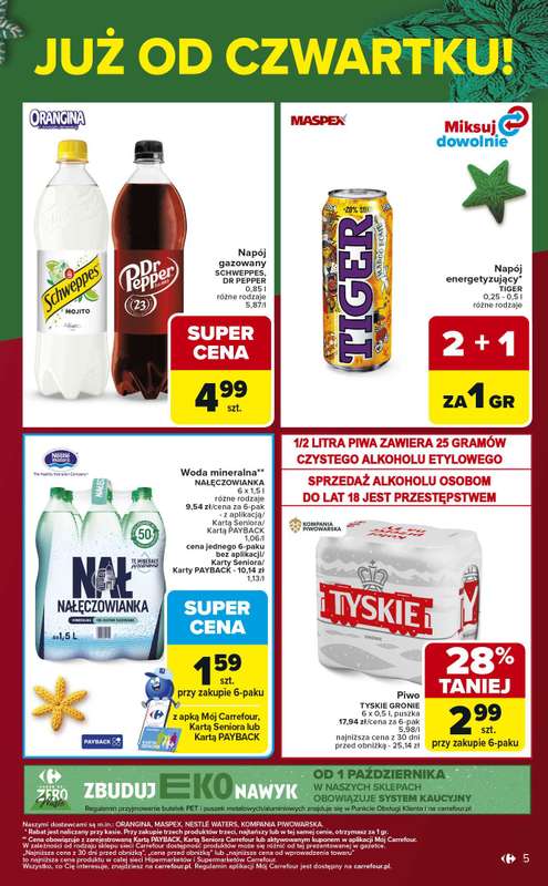 Carrefour Market - gazetka promocyjna Gazetka Weekend promek już od czwartku od czwartku 11.12 do niedzieli 14.12 - strona 5