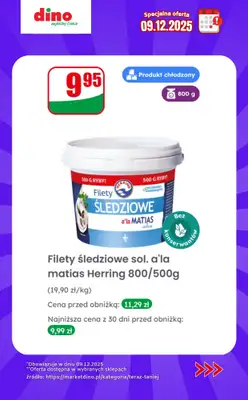 Dino - gazetka promocyjna Specjalna oferta na 09.12.2025 - promocje spoza gazetki od wtorku 09.12 do wtorku 09.12 - strona 12