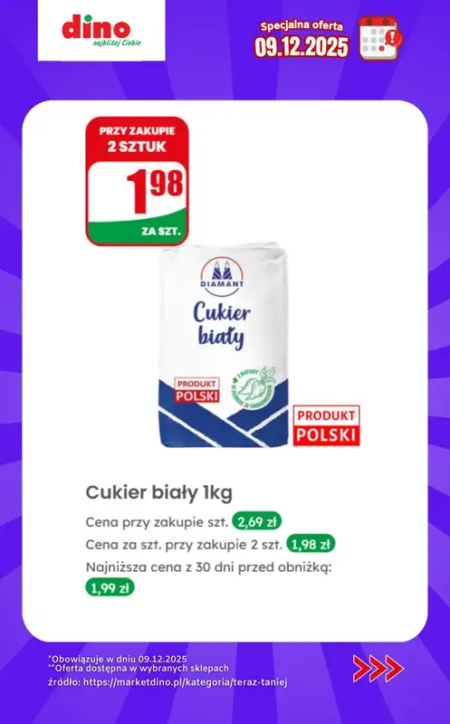 Dino - gazetka promocyjna Specjalna oferta na 09.12.2025 - promocje spoza gazetki od wtorku 09.12 do wtorku 09.12 - strona 10