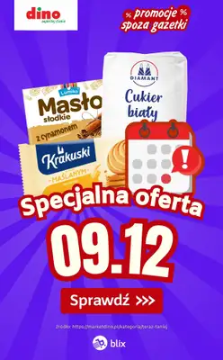 Dino - gazetka promocyjna Specjalna oferta na 09.12.2025 - promocje spoza gazetki od wtorku 09.12 do wtorku 09.12