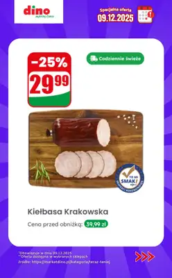 Dino - gazetka promocyjna Specjalna oferta na 09.12.2025 - promocje spoza gazetki od wtorku 09.12 do wtorku 09.12 - strona 4