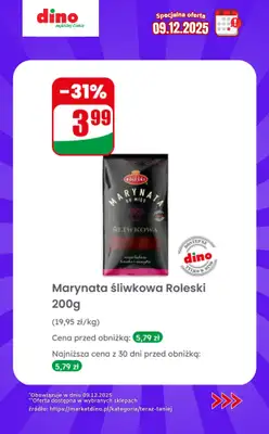 Dino - gazetka promocyjna Specjalna oferta na 09.12.2025 - promocje spoza gazetki od wtorku 09.12 do wtorku 09.12 - strona 7