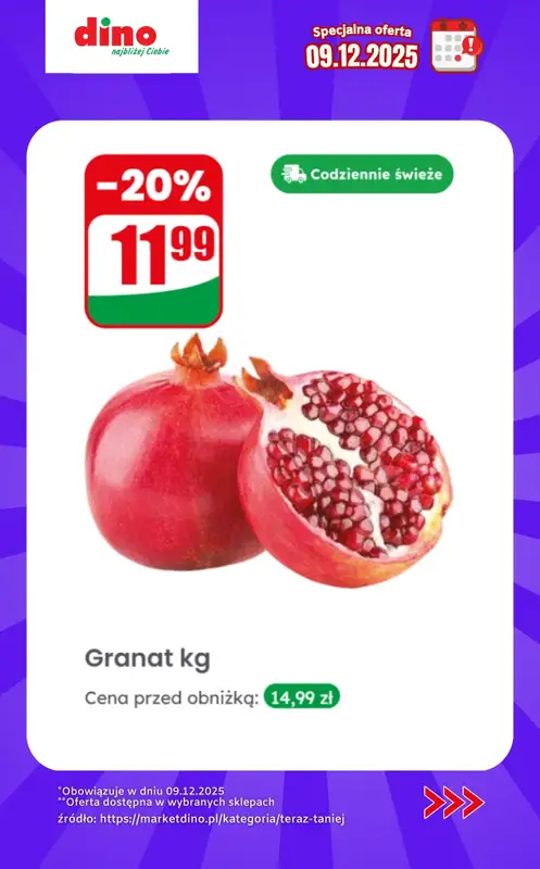 Dino - gazetka promocyjna Specjalna oferta na 09.12.2025 - promocje spoza gazetki   - strona 2
