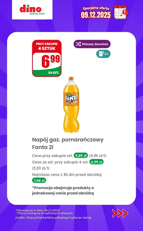 Dino - gazetka promocyjna Specjalna oferta na 09.12.2025 - promocje spoza gazetki od wtorku 09.12 do wtorku 09.12 - strona 5