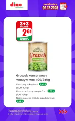 Dino - gazetka promocyjna Specjalna oferta na 09.12.2025 - promocje spoza gazetki od wtorku 09.12 do wtorku 09.12 - strona 9