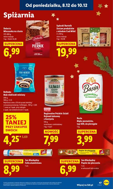 Lidl - gazetka promocyjna Oferta od poniedziałku od poniedziałku 08.12 do środy 10.12 - strona 54