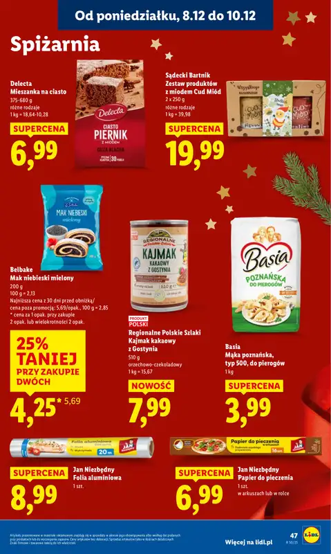 Lidl - gazetka promocyjna Oferta od poniedziałku od poniedziałku 08.12 do środy 10.12 - strona 54