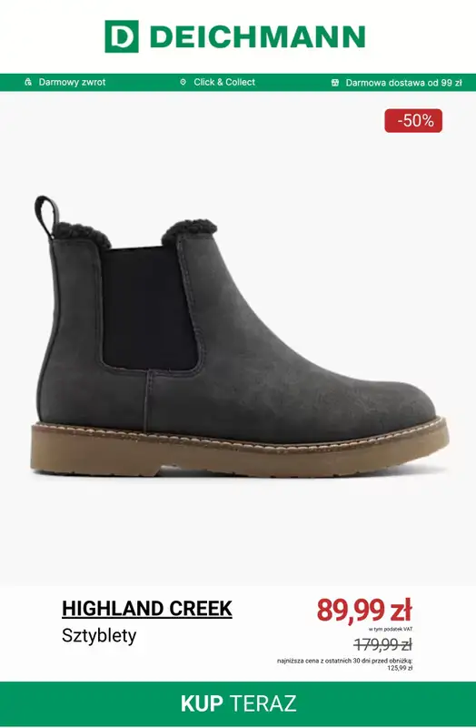 Deichmann - gazetka promocyjna Sztyblety damskie od wtorku 09.12  - strona 4