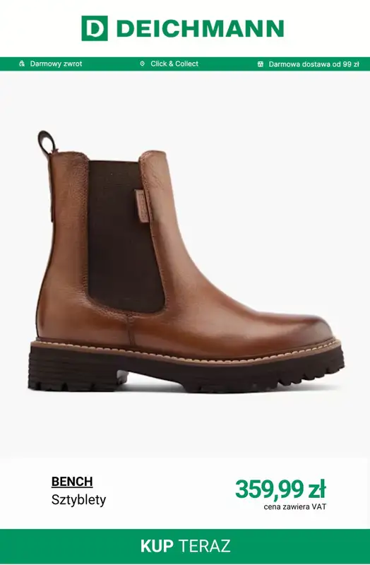 Deichmann - gazetka promocyjna Sztyblety damskie od wtorku 09.12  - strona 10