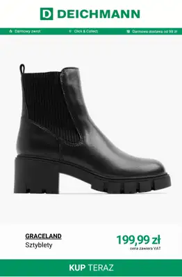 Deichmann - gazetka promocyjna Sztyblety damskie od wtorku 09.12  - strona 6