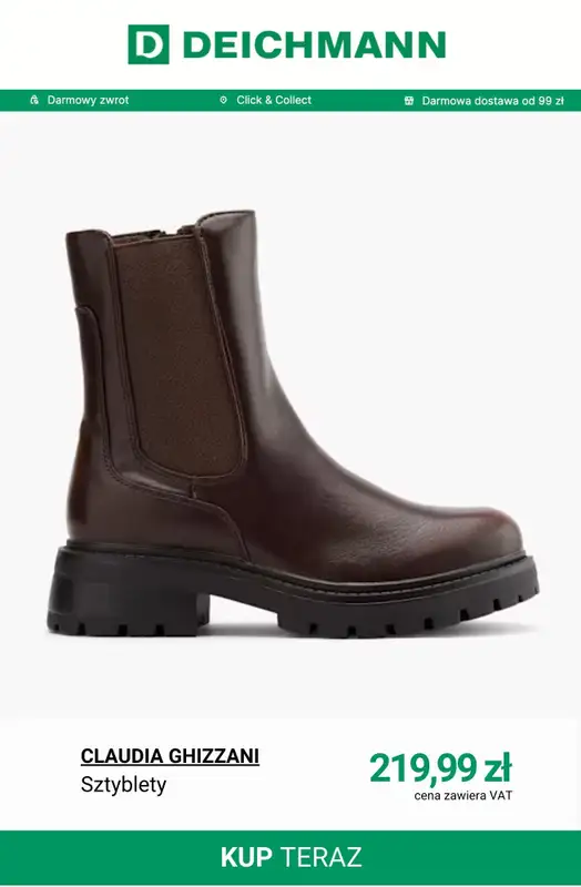 Deichmann - gazetka promocyjna Sztyblety damskie od wtorku 09.12  - strona 11