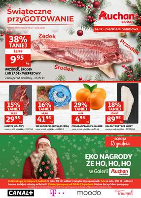 Auchan - gazetka promocyjna Gazetka Racibórz I Świateczne przyGOTOWANIE od środy 10.12 do wtorku 16.12