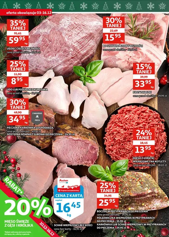 Auchan - gazetka promocyjna Gazetka Racibórz I Świateczne przyGOTOWANIE od środy 10.12 do wtorku 16.12 - strona 2