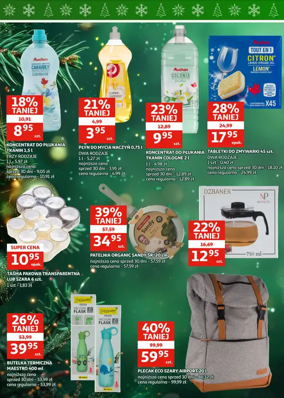 Auchan - gazetka promocyjna Gazetka Zielona Góra I Świateczne przyGOTOWANIE od środy 10.12 do wtorku 16.12 - strona 19
