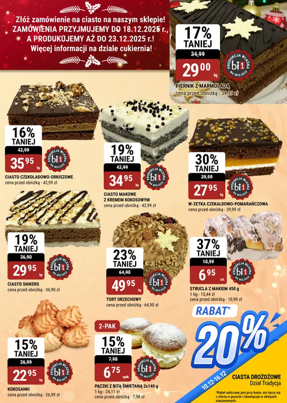 bi1 - gazetka promocyjna Gazetka Białystok I Świateczne przyGOTOWANIE od środy 10.12 do wtorku 16.12 - strona 11