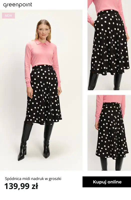 Greenpoint - gazetka promocyjna -35% na sukienki, bluzki, topy i spódnice od 99,99 zł od wtorku 09.12  - strona 13