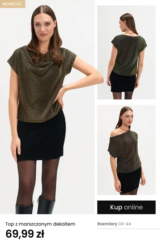 Top Secret - gazetka promocyjna -35% na bluzki, topy, sukienki i spódnice od 99,99 zł od wtorku 09.12 do środy 17.12 - strona 9