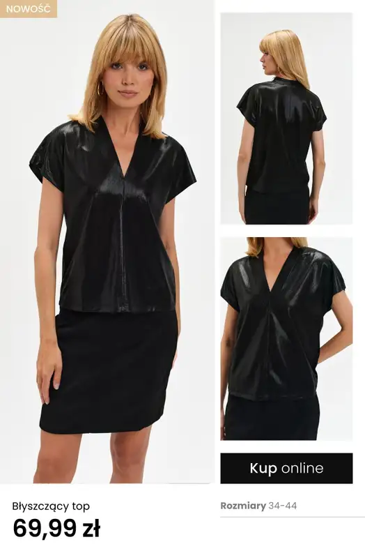 Top Secret - gazetka promocyjna -35% na bluzki, topy, sukienki i spódnice od 99,99 zł od wtorku 09.12 do środy 17.12 - strona 5