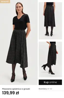 Top Secret - gazetka promocyjna -35% na bluzki, topy, sukienki i spódnice od 99,99 zł od wtorku 09.12 do środy 17.12 - strona 12