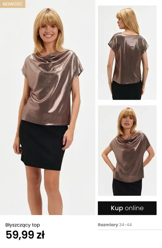 Top Secret - gazetka promocyjna -35% na bluzki, topy, sukienki i spódnice od 99,99 zł od wtorku 09.12 do środy 17.12 - strona 2