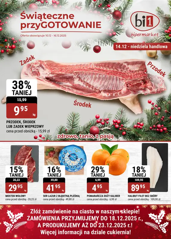 bi1 - gazetka promocyjna Gazetka Szczecin I Świateczne przyGOTOWANIE od środy 10.12 do wtorku 16.12