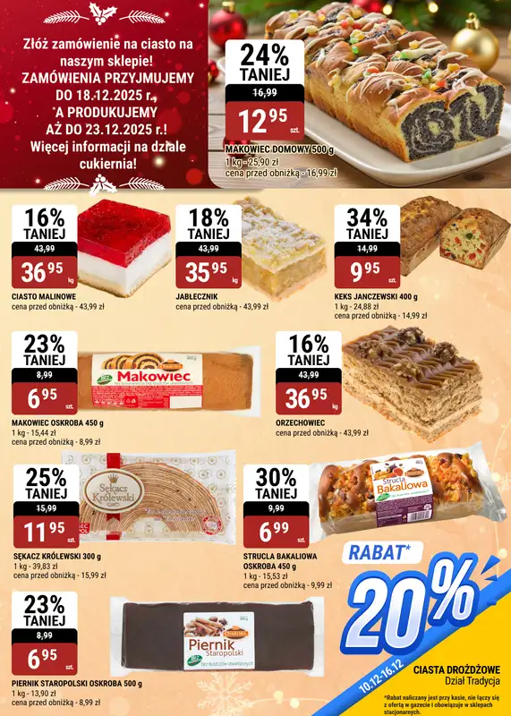 bi1 - gazetka promocyjna Gazetka Wałbrzych I Świateczne przyGOTOWANIE od środy 10.12 do wtorku 16.12 - strona 11