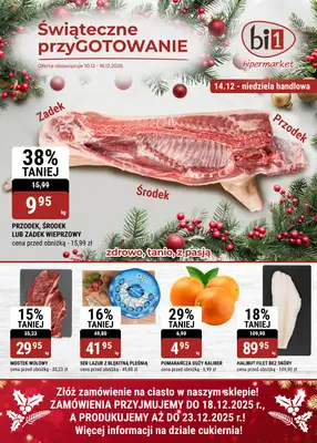 bi1 - gazetka promocyjna Gazetka Wałbrzych I Świateczne przyGOTOWANIE od środy 10.12 do wtorku 16.12