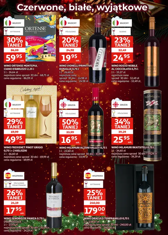 Auchan - gazetka promocyjna Gazetka Racibórz I Świąteczny toast od środy 10.12 do wtorku 23.12 - strona 7