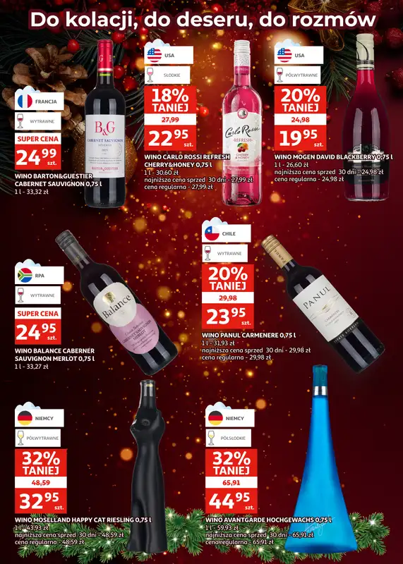 Auchan - gazetka promocyjna Gazetka Racibórz I Świąteczny toast od środy 10.12 do wtorku 23.12 - strona 8