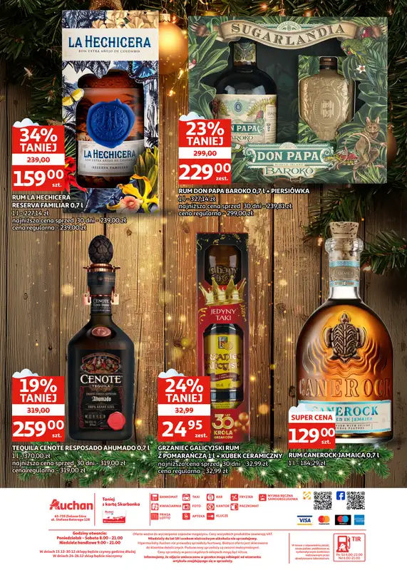 Auchan - gazetka promocyjna Gazetka Zielona Góra I Świąteczny toast od środy 10.12 do wtorku 23.12 - strona 15