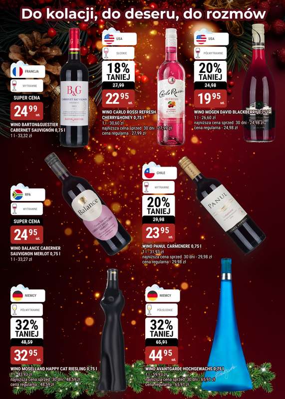 bi1 - gazetka promocyjna Gazetka Świąteczny toast od środy 10.12 do wtorku 23.12 - strona 8