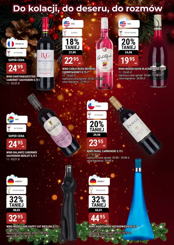 bi1 - gazetka promocyjna Gazetka Świąteczny toast od środy 10.12 do wtorku 23.12 - strona 8
