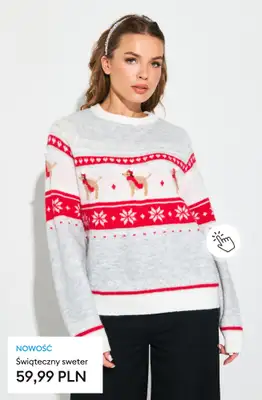 Sinsay - gazetka promocyjna Świąteczne swetry dla całej rodziny! od wtorku 09.12 do poniedziałku 15.12 - strona 24