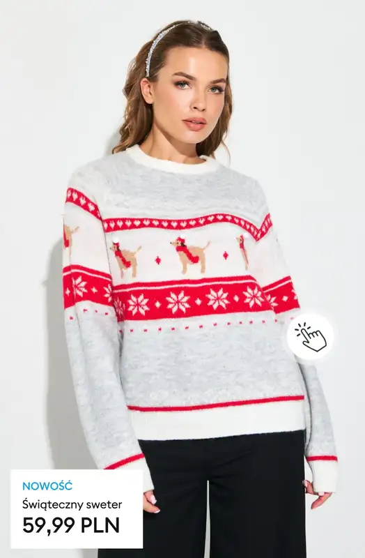 Sinsay - gazetka promocyjna Świąteczne swetry dla całej rodziny! od wtorku 09.12 do poniedziałku 15.12 - strona 24