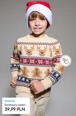 Sinsay - gazetka promocyjna Świąteczne swetry dla całej rodziny! od wtorku 09.12 do poniedziałku 15.12 - strona 14