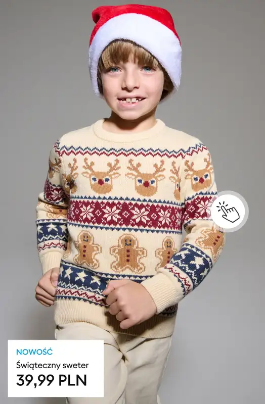 Sinsay - gazetka promocyjna Świąteczne swetry dla całej rodziny! od wtorku 09.12 do poniedziałku 15.12 - strona 14