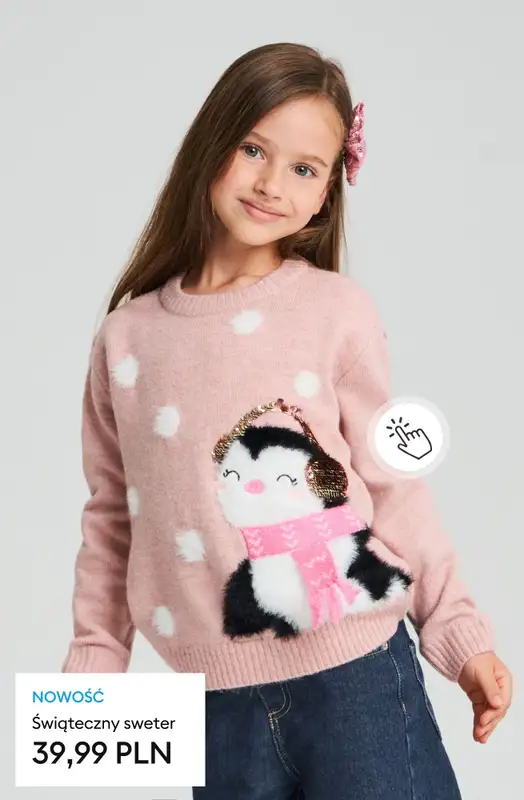 Sinsay - gazetka promocyjna Świąteczne swetry dla całej rodziny! od wtorku 09.12 do poniedziałku 15.12 - strona 12