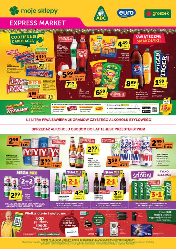 Euro Sklep - gazetka promocyjna Gazetka Expressmarket  do środy 24.12