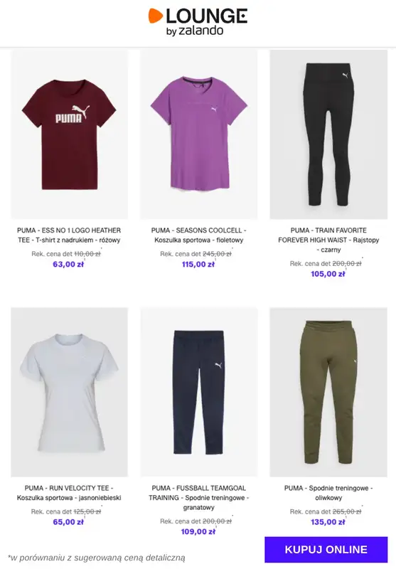 Lounge by Zalando - gazetka promocyjna Do -75% Puma od wtorku 09.12 do czwartku 11.12 - strona 8