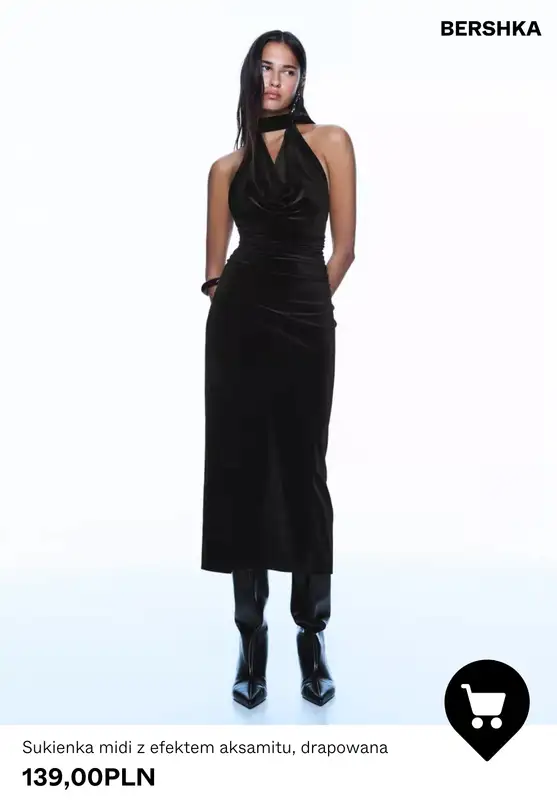 Bershka - gazetka promocyjna Czarne sukienki do 139,00 zł od wtorku 09.12 do czwartku 18.12 - strona 11