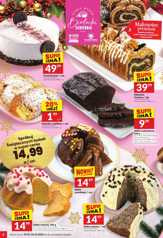 Twój Market - gazetka promocyjna Gazetka od środy 10.12 do wtorku 16.12 - strona 6