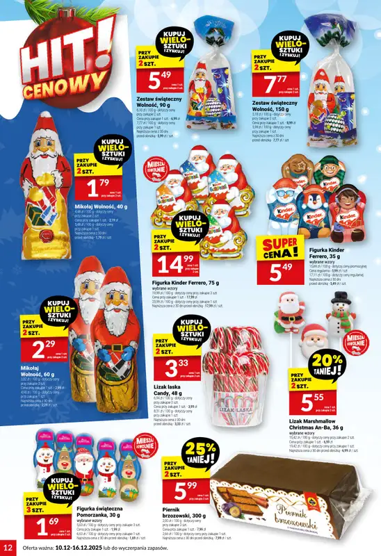 Twój Market - gazetka promocyjna Gazetka od środy 10.12 do wtorku 16.12 - strona 12