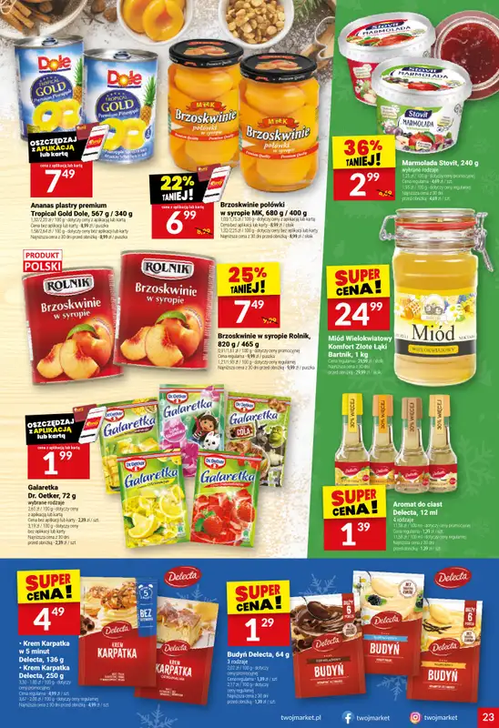 Twój Market - gazetka promocyjna Gazetka od środy 10.12 do wtorku 16.12 - strona 23