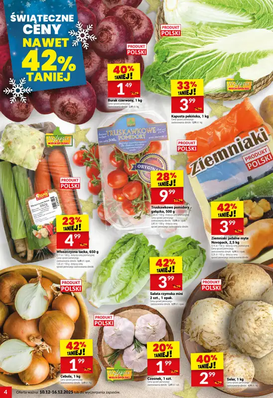 Twój Market - gazetka promocyjna Gazetka od środy 10.12 do wtorku 16.12 - strona 4