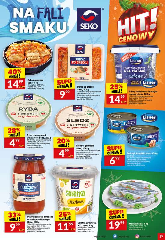 Twój Market - gazetka promocyjna Gazetka od środy 10.12 do wtorku 16.12 - strona 19
