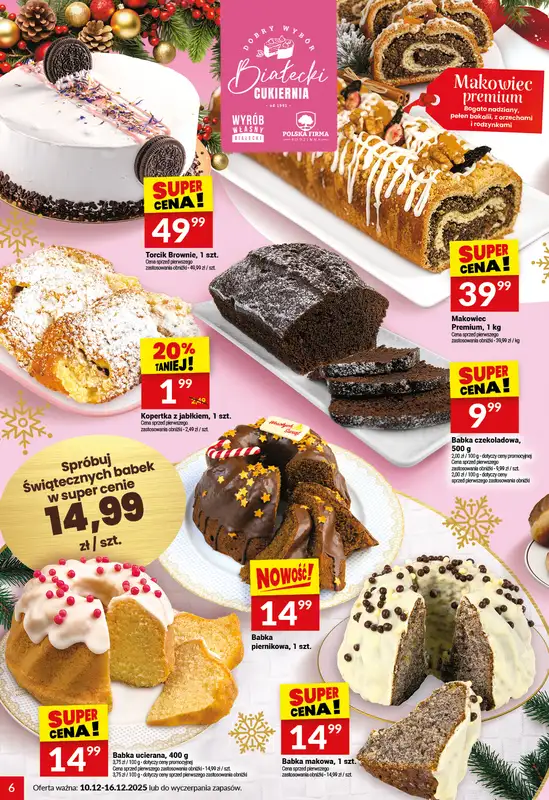 Twój Market - gazetka promocyjna Gazetka od środy 10.12 do wtorku 16.12 - strona 6