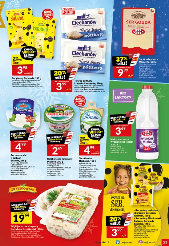 Twój Market - gazetka promocyjna Gazetka od środy 10.12 do wtorku 16.12 - strona 21