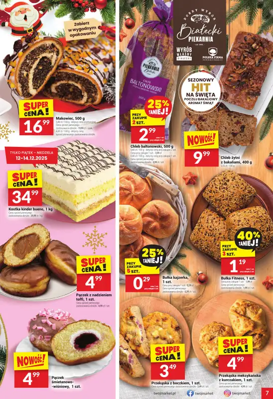 Twój Market - gazetka promocyjna Gazetka od środy 10.12 do wtorku 16.12 - strona 7