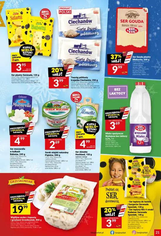 Twój Market - gazetka promocyjna Gazetka od środy 10.12 do wtorku 16.12 - strona 21